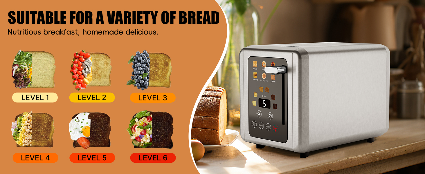 touch screen toaster