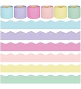240 Ft Pastel Bulletin Board Borders Colorful Classroom Borders Scalloped Bulletin Border Trim Pa...