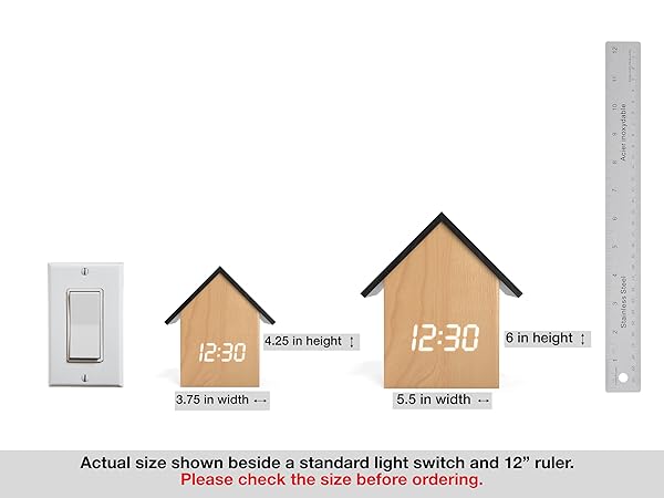 digital clock for office digital living room clock kitchen desk clock small desktop clock
