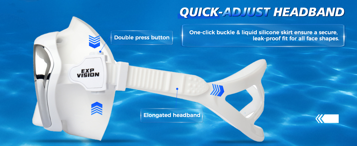 Scuba Diving Mask Snorkel Goggles, Adult Mirror Swim Mask Single Lens Swim Goggles wIith Nose Cover