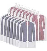 Zilink Clear Garment Bags Suit Bag for Storage 40-inch with Sturdy Zipper Dust-Proof Suit Cover P...