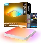 Govee Smart Ceiling Light Pro 18 Inch 4800LM, Square RGBICWW LED Ceiling Light Fixture, Flush Mou...