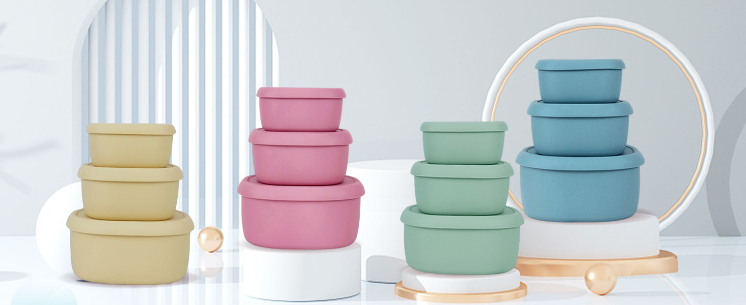 Silicone Food Storage Containers