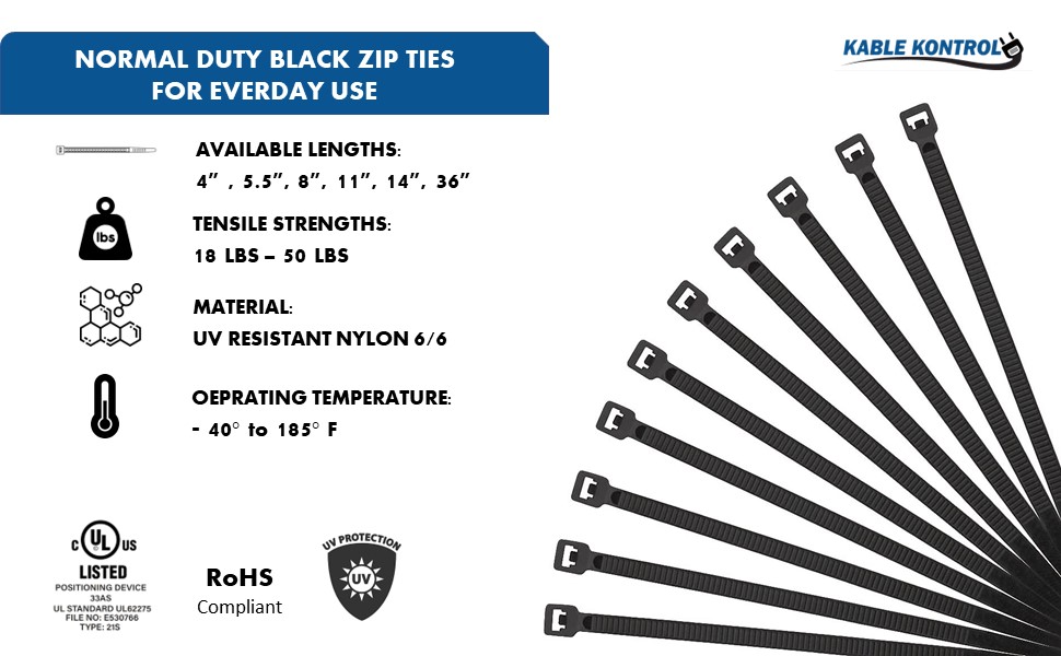 Kable-Kontrol-Black-Zip-Ties-Heavy-Duty-Cable-Ties-Uv-resistant