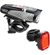 NiteRider Lumina Pro 1000 + Vmax+ 150 Bike Light Set USB-C Rechargeable Bicycle Headlight LED Fro...