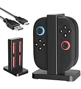 RHOTALL Controller Charging Dock Station Compatible with Switch 2 Accessories Stand Model joycons...