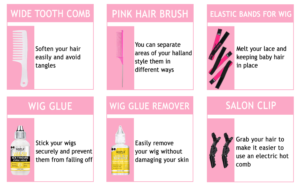 wig glue set
