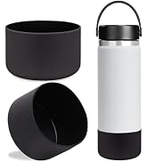 Luckinee 2pc Protective Silicone Boot Bumper for Hydro Flask 12oz-24oz Wide Mouth, Silicone Base ...