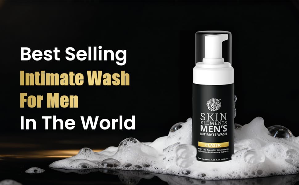 intimate wash men, intimate wash for men, skin elements intimate wash for men