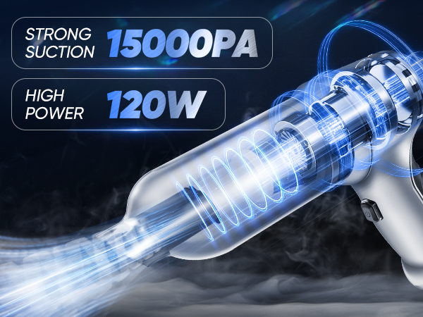 Saker Portable Cordless Car Vacuum