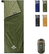 Naturehike Lightweight Compact Sleeping Bag, 59?/32? Envelope Ultralight Backpacking Sleeping Bag...