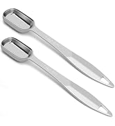 2 Pcs 1 Teaspoon(5 mL | 1 Tsp | 1/3 Tbsp | 5 cc | 1/6 oz) Stainless Steel Single Measuring Spoon,...
