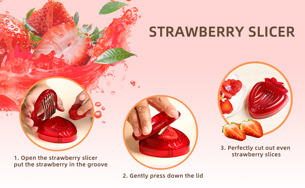 Strawberry Slicer Cutter Set