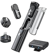 BOYA Magic Wireless Mini Microphones for iPhone/Android/PC/Camera, 4 Form-in-1 Mic, 7g Lightweigh...