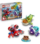 LEGO Marvel Spidey and His Amazing Friends Spidey: Underwater Vehicles Building Toy for Kids - Su...