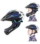 ONTYZZ Kids Bicycle Helmet Kids Adjustable Safety Full Face Helmet Lightweight Toddler Mountain F...