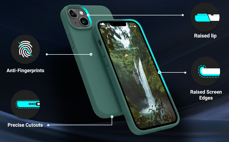 green iphone 14 case