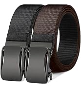 BULLIANT Mens Ratchet Belt Reversible,Web Nylon Casual Belt for Gift Men Golf Hiking Pants Jeans ...