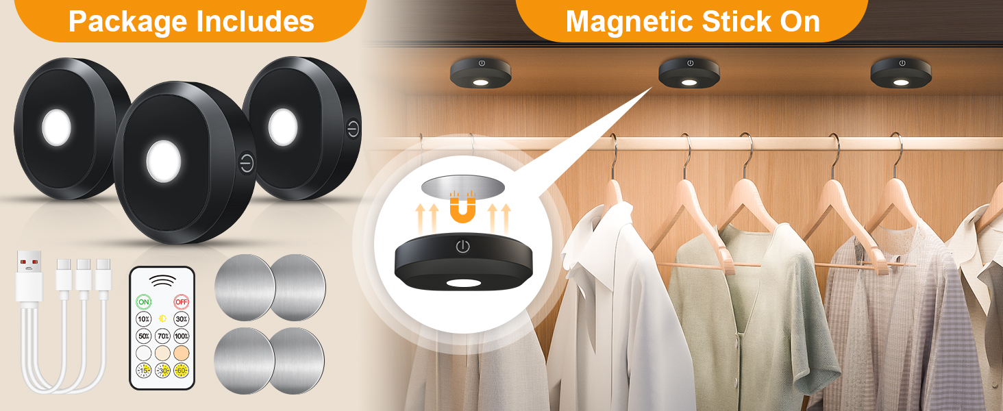 closet lights rechargeable