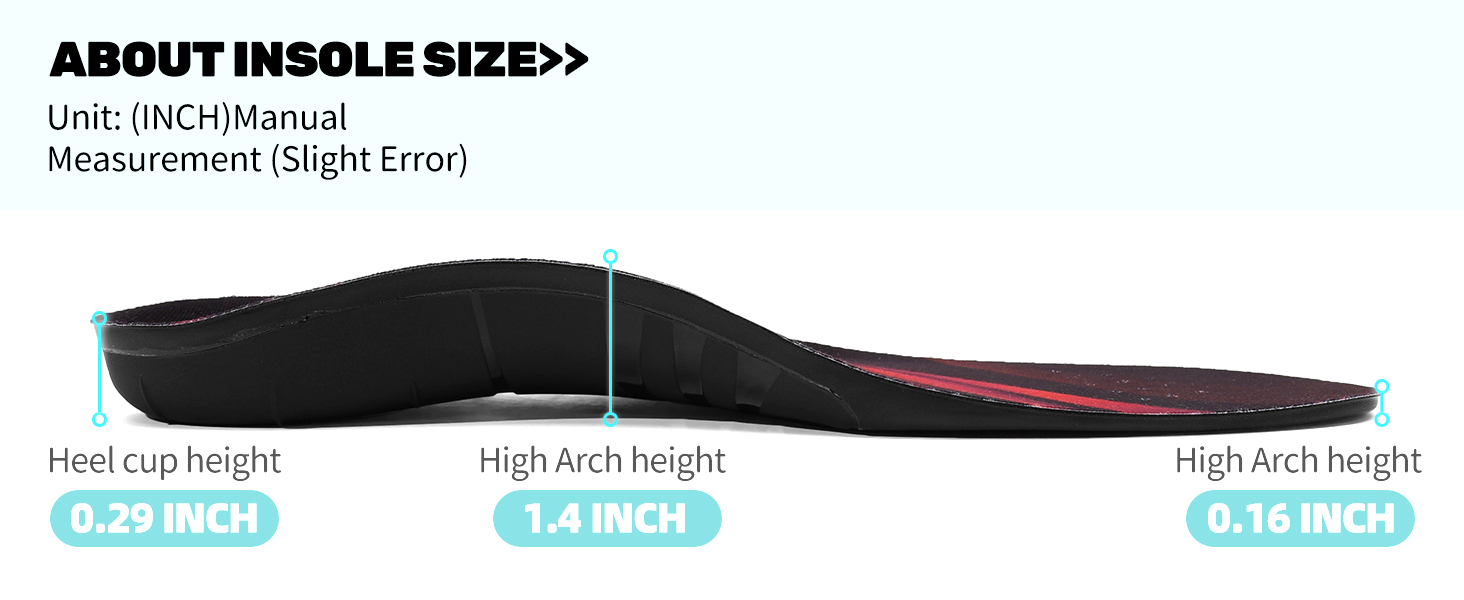 Orthotic Plantar Fasciitis Feet Insoles