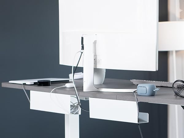 under desk cable management trays