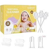 EASICUTI Upgrade Baby Tongue Cleaner, 52PCS Newborn Baby Toothbrush, Baby Oral Cleaner, Disposabl...