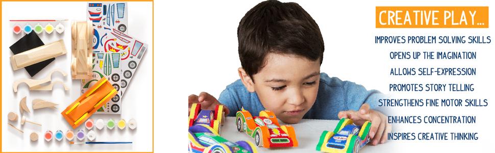 wooden cars, build, paint, explore, science, experiment, fun, create, cars, arts and crafts