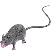 JJLFresheners Lifelike Fake Mouse Realistic Mice, Spooky Rat, Halloween Prank, Rubber Rat with Lo...