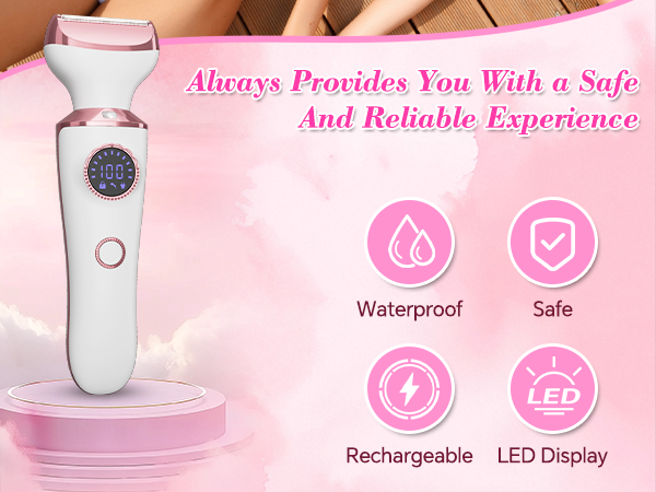 Body Shaver for Face, Legs, Underarms, Pubic Hair