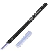 ALLEX Japanese Exacto Craft Knife with Blade Cover (0.8" Curved), Made in JAPAN, Razor Sharp Japa...