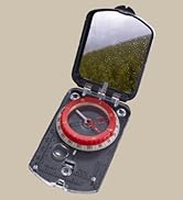 PREPARED4X Hiking Compass Survival – Mirror Sighting Map Orienteering Compass