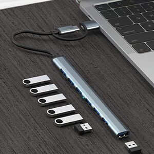 USB C Hub, USB hub 3.0 with 4 port for laptop