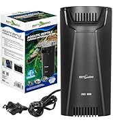 REPTIZOO Turtle Tank Filter Aquarium Corner Internal Filter, 92GPH Low Water Level Aquarium Filte...