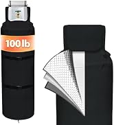100 lb Propane Tank Cover, 600D Heavy-Duty 3 Layer Insulated Propane Tank Cover, Frost-Proof and ...