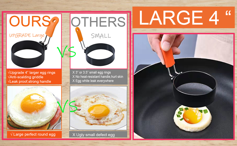 Egg Ring pancake rings egg rings omelet rings