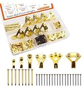 Dianrui 103 PCS Picture Hangers Hooks 10-100 lbs, Professional Heavy Duty Picture Hanging Hooks,P...