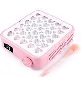 BQAN Nail Dust Collector Portable for Home & Salon - 4200RPM Vacuum with Reusable Filter, for Acr...