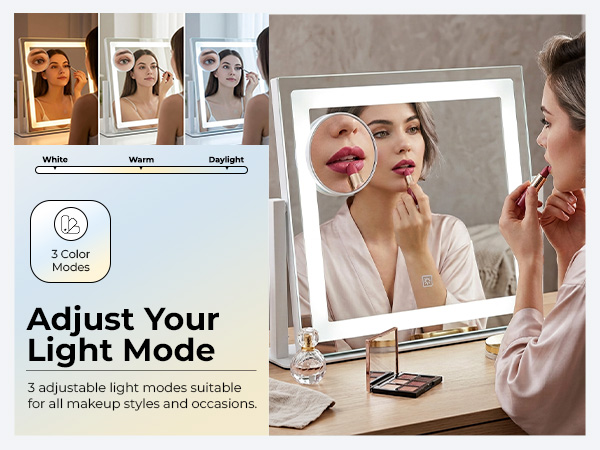orelease Vanity Mirror with Lights W3302-1