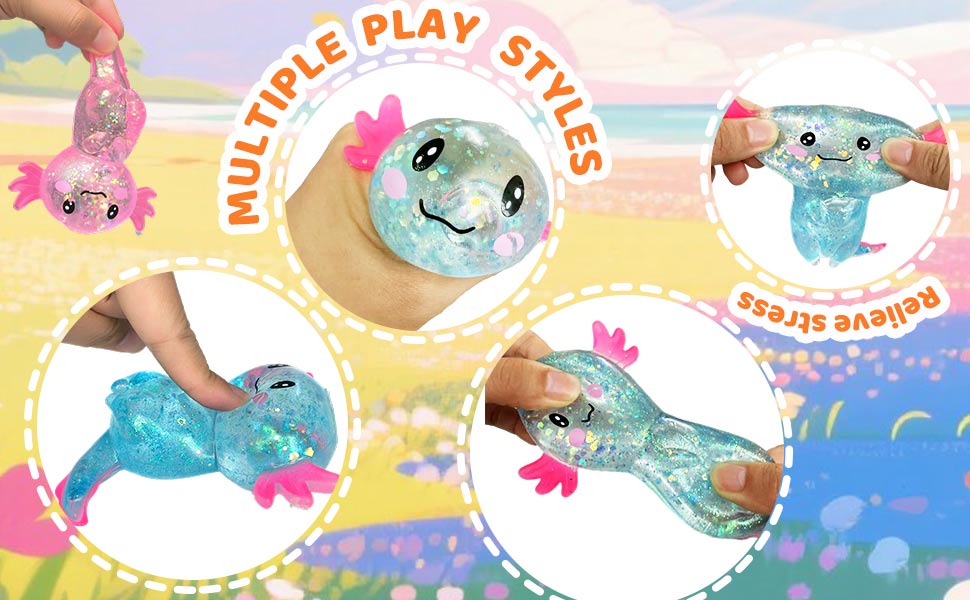 Axolotl Taba Squishy Stress Ball Squeeze Toy