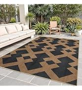 Arenarug Indoor Outdoor Area Rugs Washable Non Slip Jute Rug 5x8, Large Boho Rug, Geometric Rug, ...
