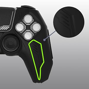PlayVital Guardian Edition Ergonomic Soft Controller Silicone Case Grips for ps5