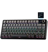 EPOMAKER X Aula F75 MAX Wireless Mechanical Keyboard with TFT Screen and Knob, Gasket Gaming Keyb...