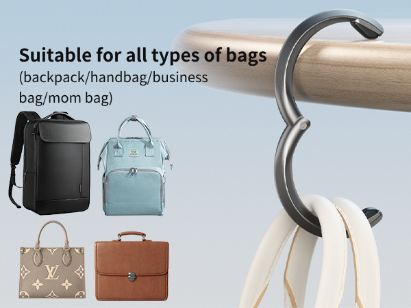 Bag hook desk