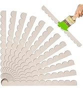 Scalloped Wood Trim, Scallop Wood Trim Molding Decorative, 12 Pack 1.18? x 15.8? Unfinished Mould...
