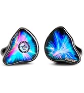 JUZEAR x KOTO Ne Bula Hybrid IEM with 1DD, 3BA and 1Planar Driver (Azure) | HiFi wired earbuds, 4...