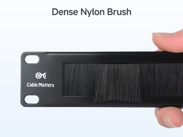 Rackmount or Wall Mount Brush Panel