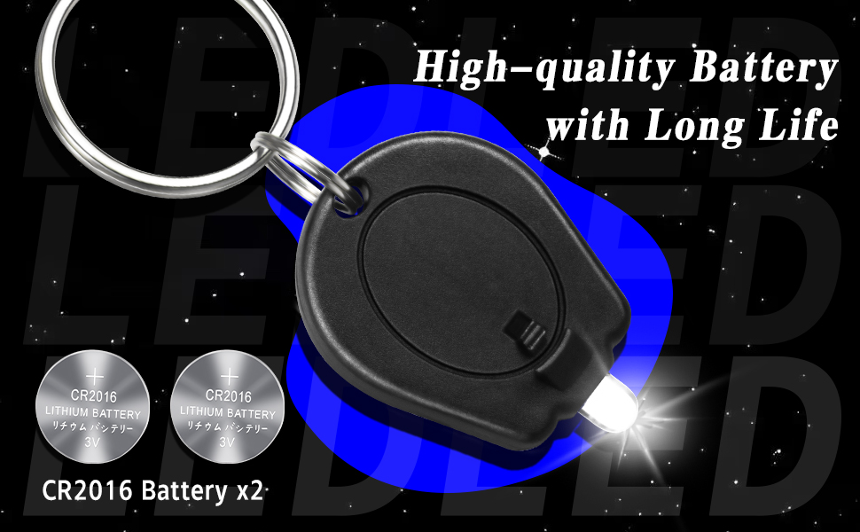 white light keychain