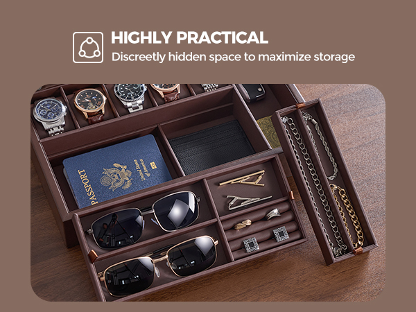Discreetly hidden space to maximize storage