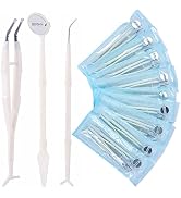 JMU 20 Pack Disposable Dental Examination Kit, 3Pcs Basic Instruments Set, Sterile Packaging, Den...