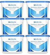 Moisture Absorbers 6 Packs, 10.8 Oz Efficient Humidity Absorber & Odor Eliminator Boxes, Refillab...